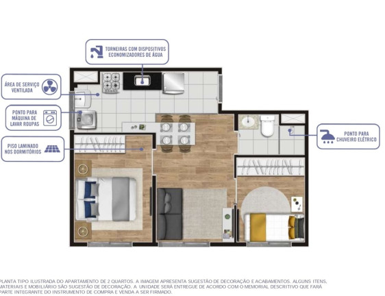 Imagem Apartamento com 2 Quartos à Venda, 36 m² em Vila Inglesa - São Paulo