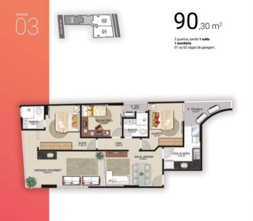 Imagem Apartamento com 2 Quartos à Venda, 90 m² em Praia Do Morro - Guarapari Imagem Apartamento com 2 Quartos à Venda, 90 m² em Praia Do Morro - Guarapari