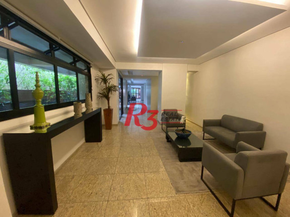 Imagem Apartamento com 3 Quartos para Alugar, 159 m² em Gonzaga - Santos