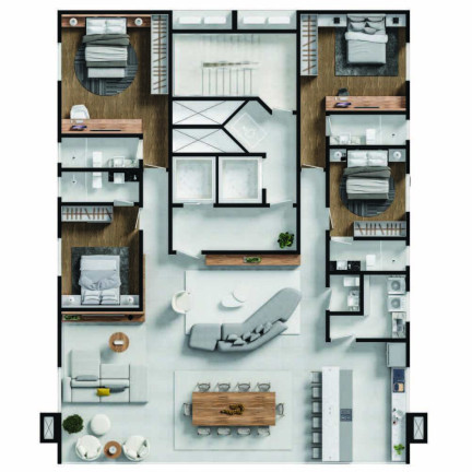 Imagem Apartamento com 4 Quartos à Venda, 203 m² em Centro - Balneário Camboriú