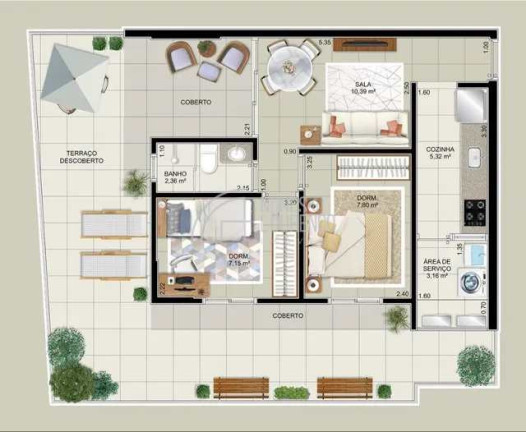 Imagem Apartamento com 2 Quartos à Venda ou Locação, 100 m² em Embaré - Santos Imagem Apartamento com 2 Quartos à Venda ou Locação, 100 m² em Embaré - Santos
