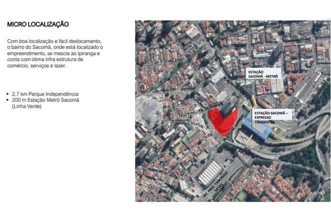 Imagem Studio com 1 Quarto à Venda, 36 m² em Sacomã - São Paulo Imagem Studio com 1 Quarto à Venda, 36 m² em Sacomã - São Paulo