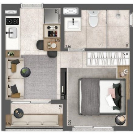 Imagem Imóvel com 1 Quarto à Venda, 30 m² em Vila Mariana - São Paulo