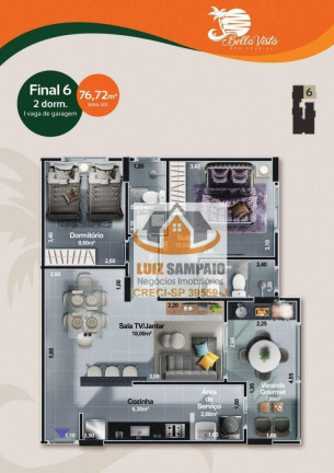 Imagem Apartamento com 2 Quartos à Venda, 72 m² em Centro - Itanhaém Imagem Apartamento com 2 Quartos à Venda, 72 m² em Centro - Itanhaém