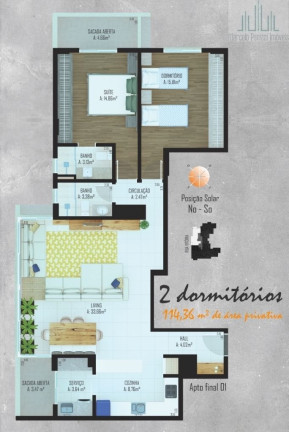 Imagem Apartamento com 2 Quartos à Venda, 114 m² em Cidade Alta - Bento Gonçalves