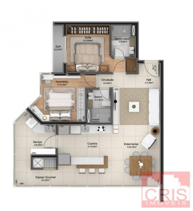 Imagem Apartamento com 2 Quartos à Venda, 87 m² em Cidade Alta - Bento Gonçalves Imagem Apartamento com 2 Quartos à Venda, 87 m² em Cidade Alta - Bento Gonçalves