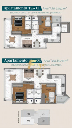 Imagem Imóvel com 2 Quartos à Venda, 66 m² em Enseada Azul - Guarapari
