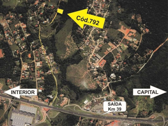 Terreno à Venda, 2.500 m² em Chácara Recanto Verde - Cotia