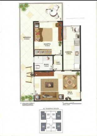 Imagem Apartamento com 1 Quarto à Venda, 56 m² em Centro - Cabo Frio Imagem Apartamento com 1 Quarto à Venda, 56 m² em Centro - Cabo Frio