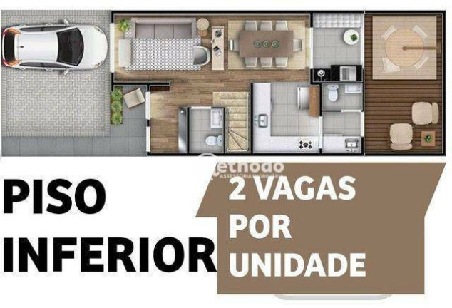 Imagem Casa com 3 Quartos à Venda, 92 m² em Condomínio Felicittá Residencial - Paulínia Imagem Casa com 3 Quartos à Venda, 92 m² em Condomínio Felicittá Residencial - Paulínia