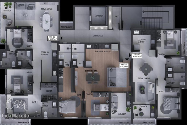 Imagem Apartamento com 2 Quartos à Venda, 56 m² em Aeroclube - João Pessoa Imagem Apartamento com 2 Quartos à Venda, 56 m² em Aeroclube - João Pessoa