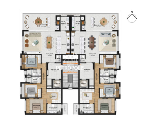 Imagem Apartamento com 3 Quartos à Venda, 170 m² em Panazzolo - Caxias Do Sul Imagem Apartamento com 3 Quartos à Venda, 170 m² em Panazzolo - Caxias Do Sul