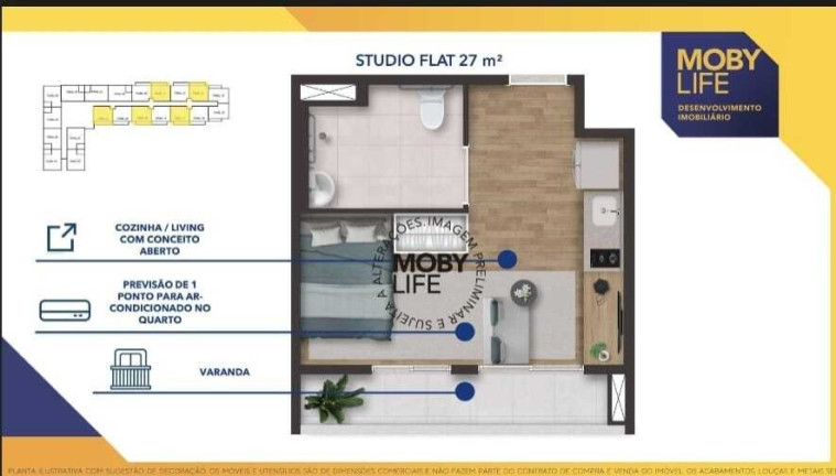 Foto do imóvel Apartamento com 1 Quarto à Venda, 24 m² em Barra Funda - São Paulo
