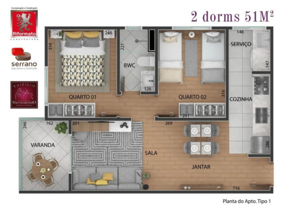 Imagem Apartamento com 2 Quartos à Venda, 51 m² em Vila Regente Feijó - São Paulo Imagem Apartamento com 2 Quartos à Venda, 51 m² em Vila Regente Feijó - São Paulo
