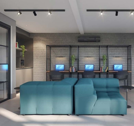 Imagem Loft com 1 Quarto à Venda, 23 m² em Mercês - Curitiba