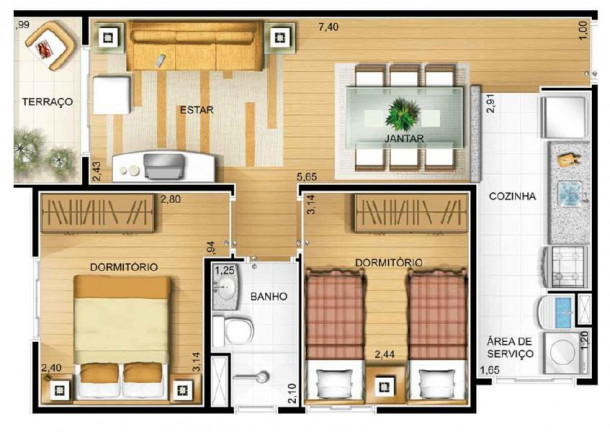 Imagem Apartamento com 2 Quartos à Venda, 50 m² em Jardim Vila Formosa - São Paulo Imagem Apartamento com 2 Quartos à Venda, 50 m² em Jardim Vila Formosa - São Paulo