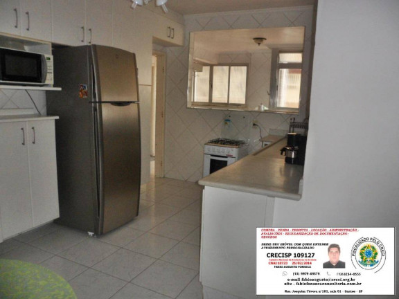 Imagem Apartamento com 3 Quartos à Venda, 130 m² em José Menino - Santos