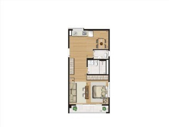 Imagem Apartamento com 1 Quarto à Venda, 53 m² em Brooklin Paulista - São Paulo Imagem Apartamento com 1 Quarto à Venda, 53 m² em Brooklin Paulista - São Paulo