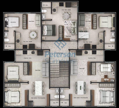 Apartamento com 2 Quartos à Venda, 47 m² em Santa Terezinha - Brusque