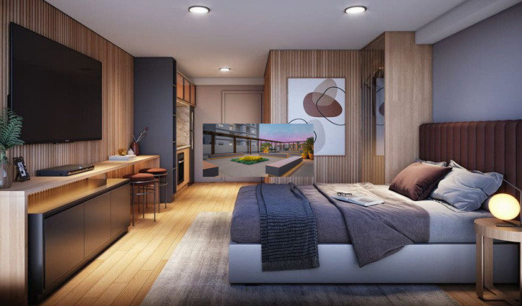 Apartamento com 1 Quarto à Venda, 24 m² em Vila Guilhermina - São Paulo