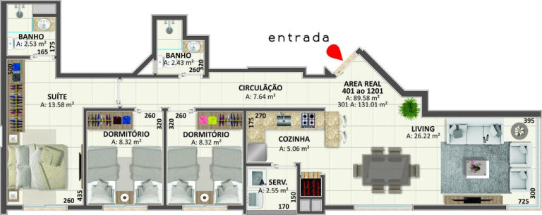Imagem Apartamento com 2 Quartos à Venda, 57 m² em Capão Da Canoa - Capão Da Canoa