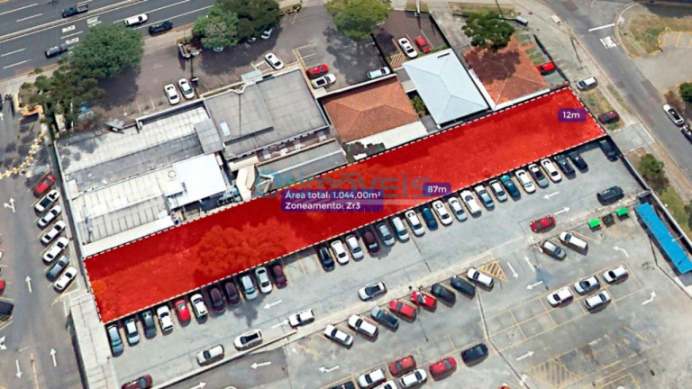 Terreno para Alugar, 1.044 m² em Jardim Social - Curitiba