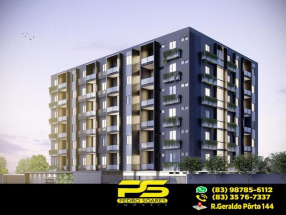 Imagem Apartamento com 2 Quartos à Venda, 50 m² em Jardim Cidade Universitária - João Pessoa Imagem Apartamento com 2 Quartos à Venda, 50 m² em Jardim Cidade Universitária - João Pessoa