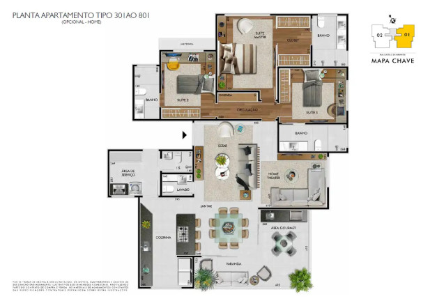 Imagem Apartamento com 4 Quartos à Venda, 152 m² em Castelo - Belo Horizonte