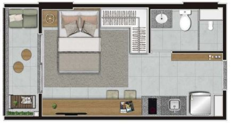 Imagem Apartamento com 3 Quartos à Venda, 69 m² em Campo Belo - São Paulo