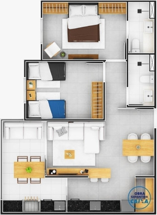 Imagem Apartamento com 2 Quartos à Venda, 66 m² em Prainha - Caraguatatuba Imagem Apartamento com 2 Quartos à Venda, 66 m² em Prainha - Caraguatatuba