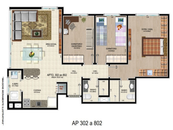 Imagem Apartamento com 3 Quartos à Venda, 78 m² em Jardim Itu - Porto Alegre Imagem Apartamento com 3 Quartos à Venda, 78 m² em Jardim Itu - Porto Alegre