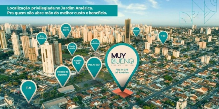 Imagem Apartamento com 2 Quartos à Venda, 65 m² em Jardim América - Goiânia