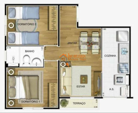 Imagem Apartamento com 2 Quartos à Venda, 46 m² em Jardim Guilhermino - Guarulhos Imagem Apartamento com 2 Quartos à Venda, 46 m² em Jardim Guilhermino - Guarulhos