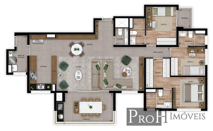 Imagem Apartamento com 3 Quartos à Venda, 165 m² em Vila Gilda - Santo André Imagem Apartamento com 3 Quartos à Venda, 165 m² em Vila Gilda - Santo André