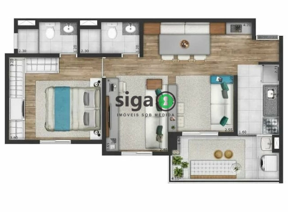 Imagem Apartamento com 1 Quarto à Venda, 58 m² em Vila Mariana - São Paulo Imagem Apartamento com 1 Quarto à Venda, 58 m² em Vila Mariana - São Paulo