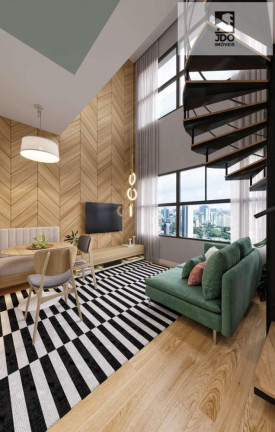 Imagem Apartamento com 1 Quarto à Venda, 39 m² em água Verde - Curitiba