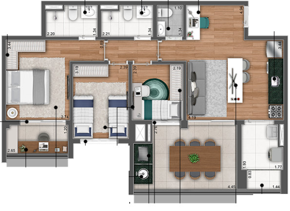 Imagem Apartamento com 2 Quartos à Venda, 69 m² em Vila Sofia - São Paulo Imagem Apartamento com 2 Quartos à Venda, 69 m² em Vila Sofia - São Paulo