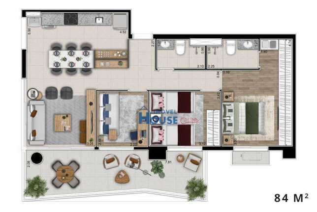 Imagem Apartamento com 3 Quartos à Venda, 84 m² em Butantã - São Paulo Imagem Apartamento com 3 Quartos à Venda, 84 m² em Butantã - São Paulo
