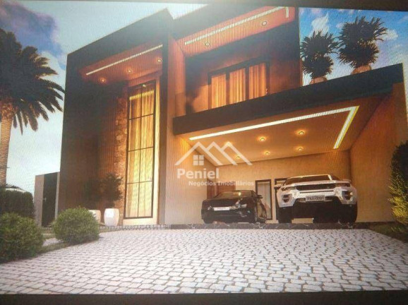 Imagem Sobrado com 4 Quartos à Venda, 349 m² em Cond. Quinta Dos Ventos - Ribeirão Preto