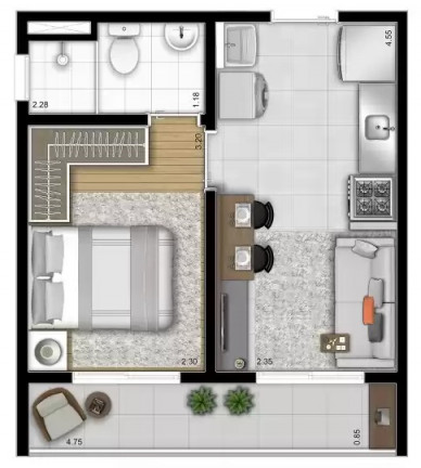 Imagem Imóvel com 1 Quarto à Venda, 26 m² em Vila Mariana - São Paulo