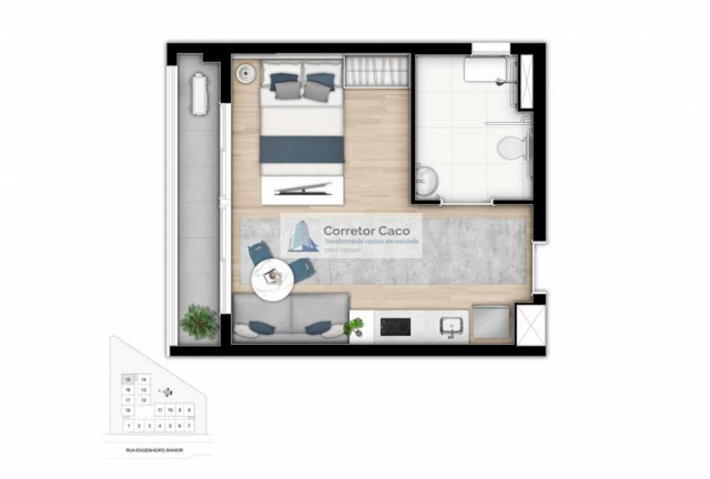 Imagem Apartamento com 1 Quarto à Venda, 26 m² em Butantã - São Paulo