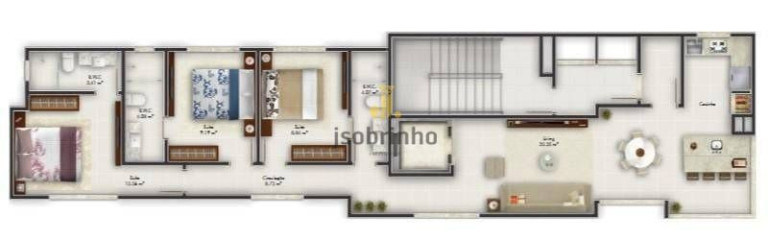 Apartamento com 3 Quartos à Venda, 95 m² em Meia Praia - Itapema