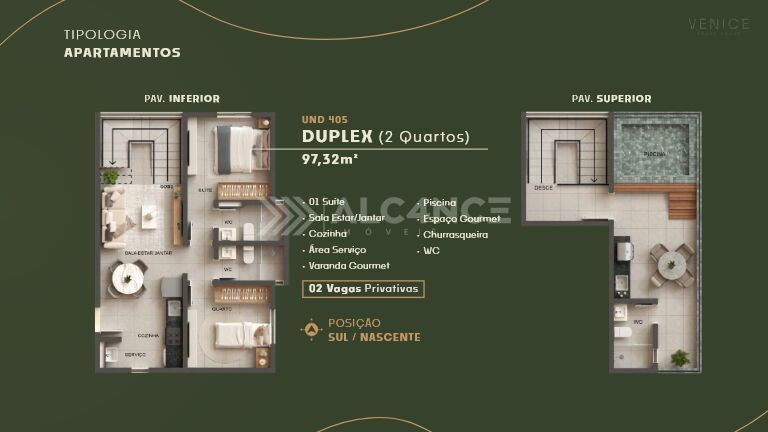 Imagem Imóvel com 2 Quartos à Venda, 57 m² em Intermares - Cabedelo