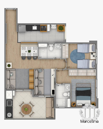 Imagem Apartamento com 2 Quartos à Venda, 74 m² em Vila Andrade - São Paulo