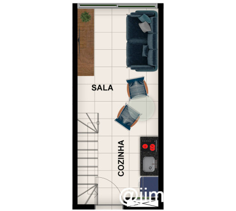 Imagem Apartamento com 1 Quarto à Venda, 23 m² em Centro, Porto De Galinhas - Ipojuca