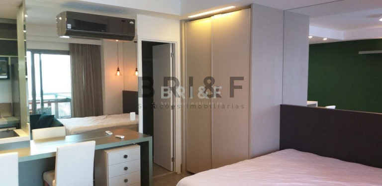 Imagem Apartamento com 1 Quarto para Alugar, 43 m² em Brooklin - São Paulo Imagem Apartamento com 1 Quarto para Alugar, 43 m² em Brooklin - São Paulo