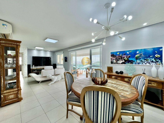 Imagem Apartamento com 3 Quartos à Venda, 134 m² em Jardim Astúrias - Guarujá