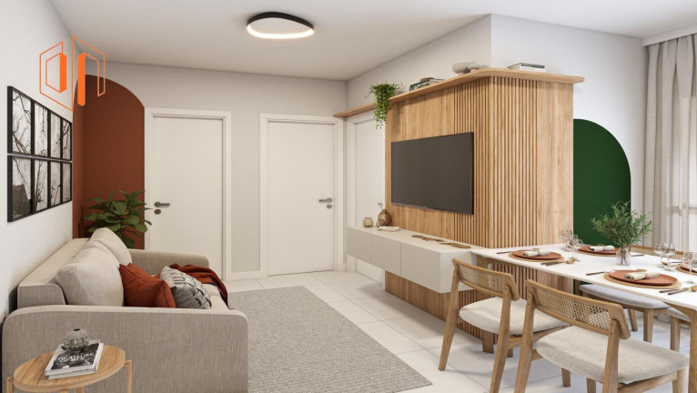 Imagem Apartamento com 2 Quartos à Venda, 46 m² em Vargem Grande - Pinhais