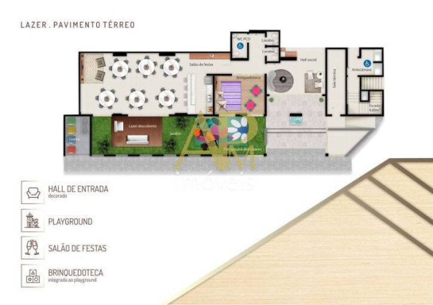 Imagem Apartamento com 2 Quartos à Venda, 75 m² em Kobrasol - São José