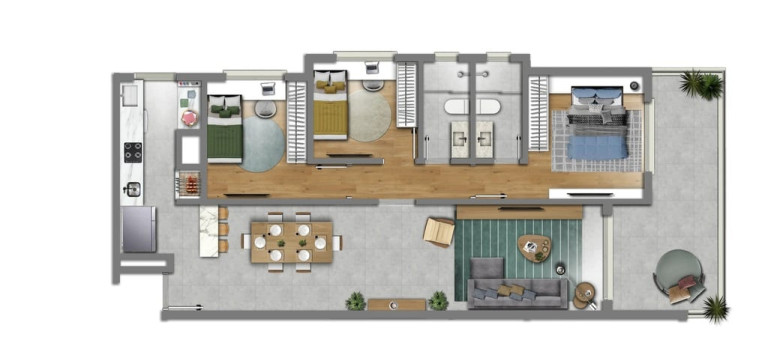 Imagem Apartamento com 2 Quartos à Venda, 65 m² em Petrópolis - Porto Alegre